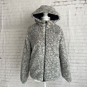 Abercrombie girls reversible jacket size 9/10